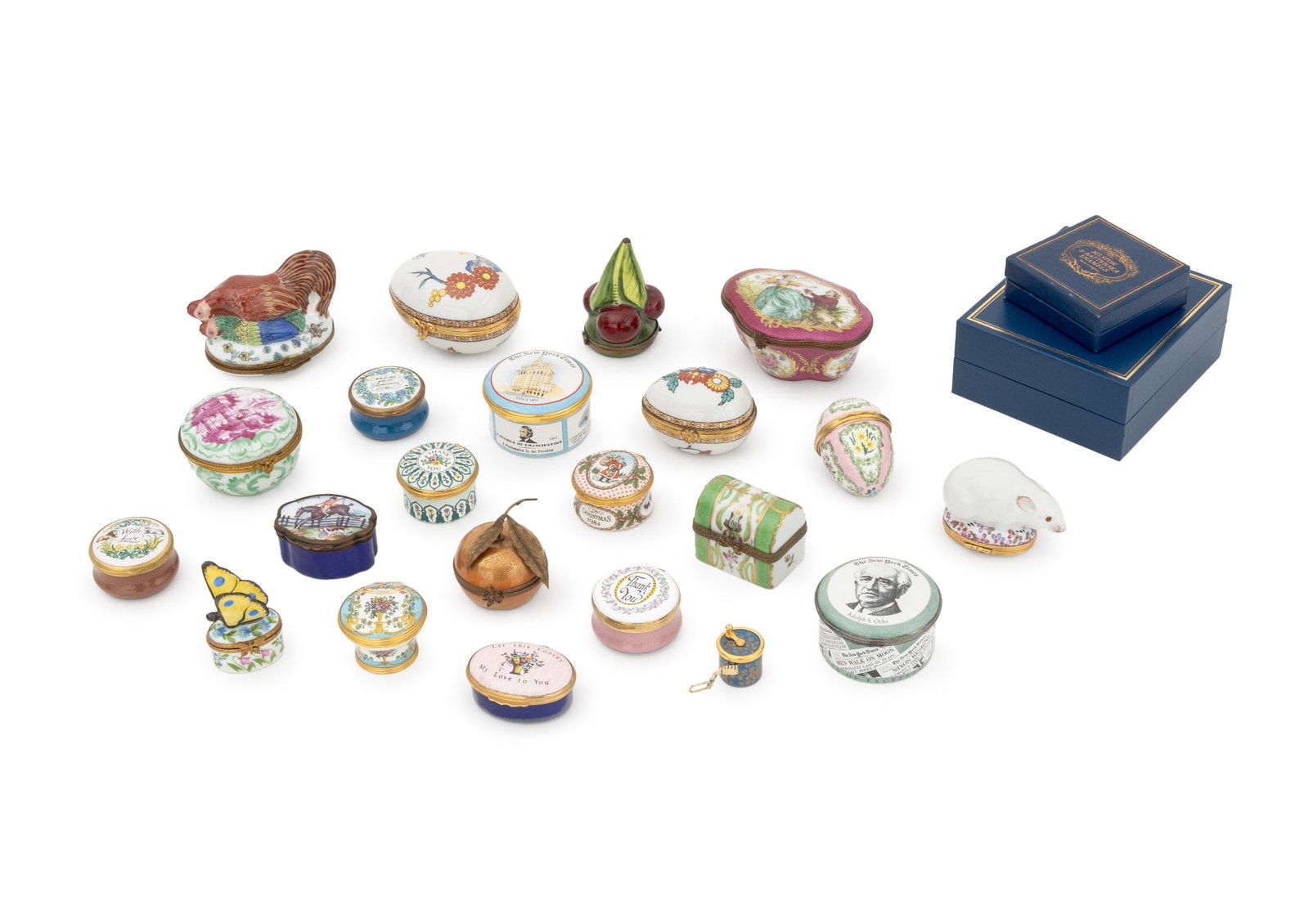 English and French Enamel and Porcelain Boxes, 22 (1 of 20)