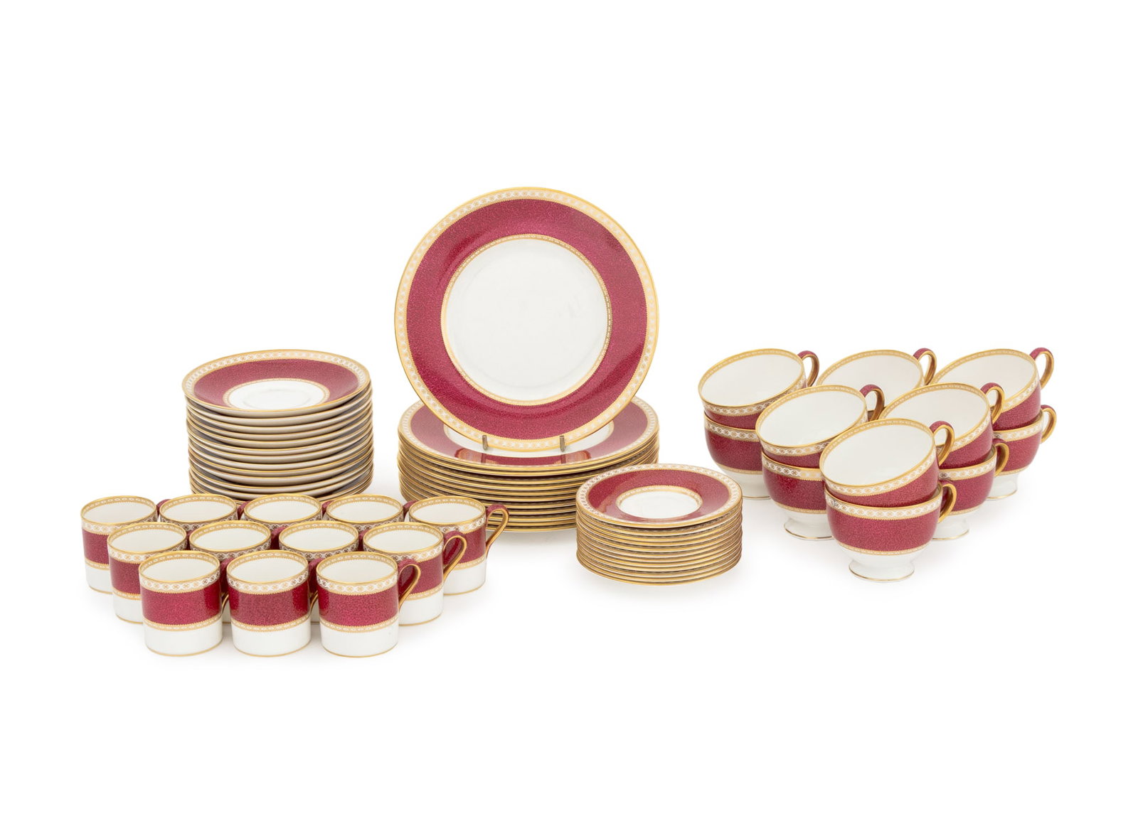 Wedgwood "Ulander" Partial Tea Service, 63 Pcs. (1 of 13)