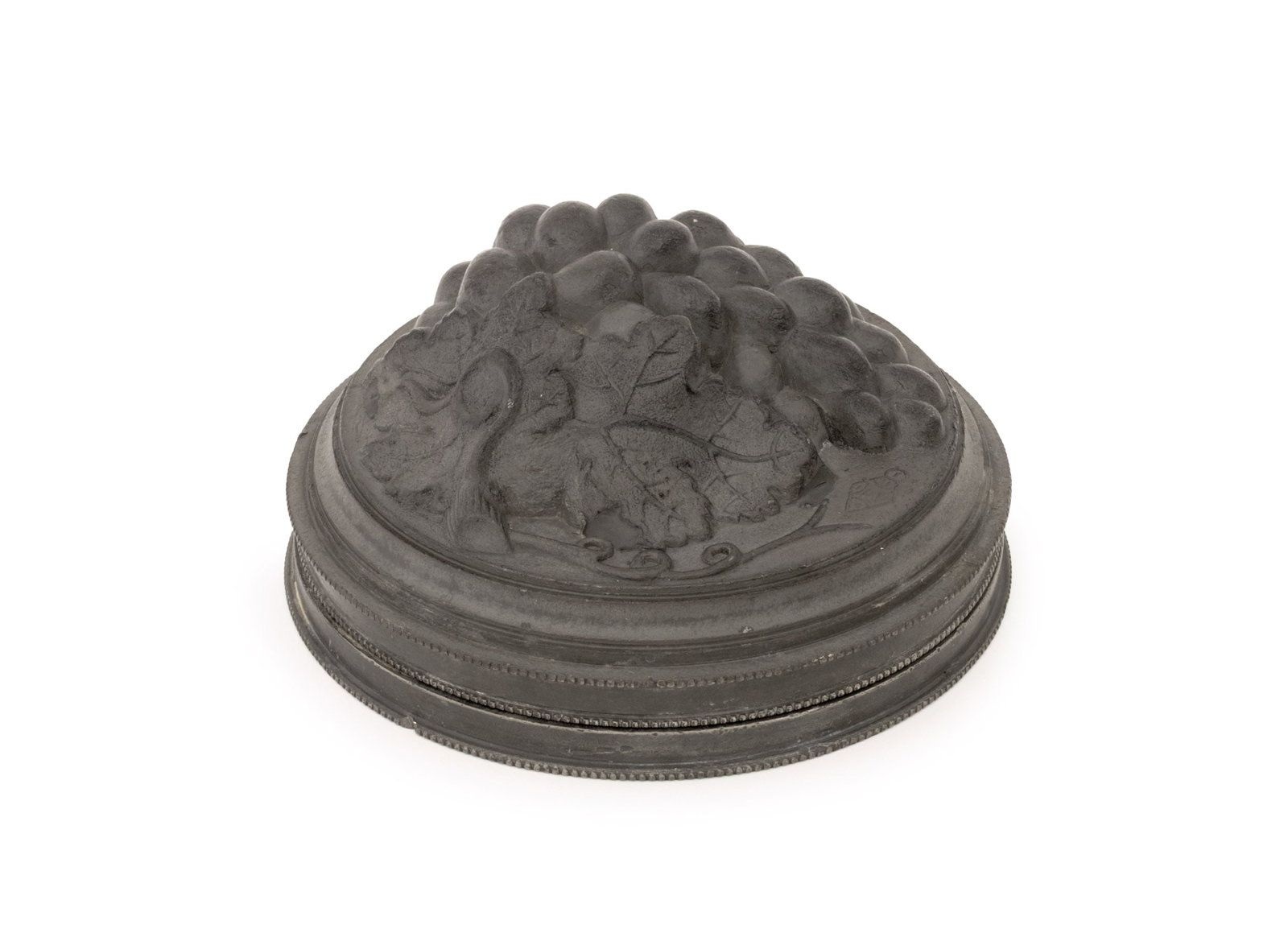 Victorian Pewter Grape Cluster Motif Dessert Mold (1 of 9)
