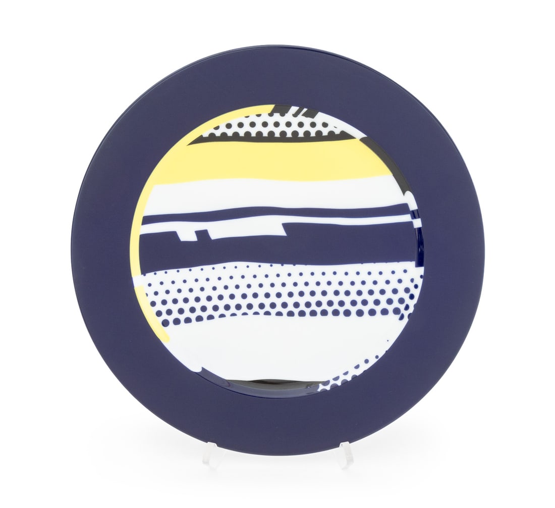 Roy Lichtenstein Rosenthal Porcelain Service Plate (1 of 7)