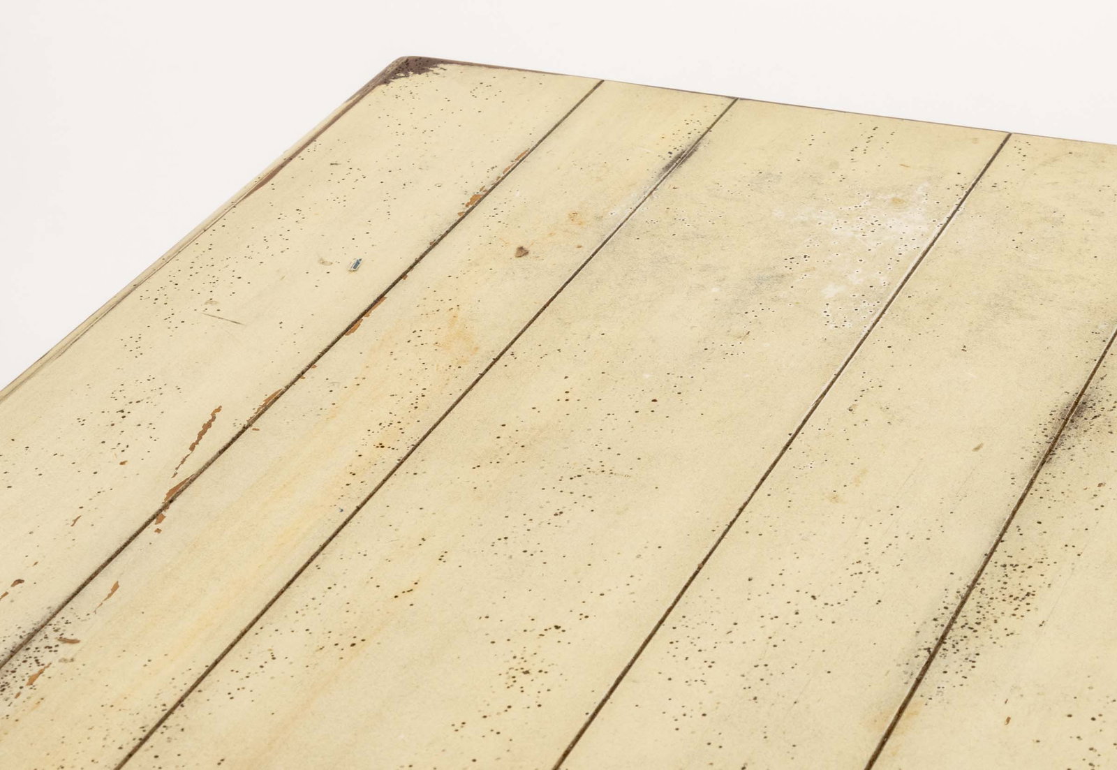 Provincial White Painted Pine Dining Table - 6