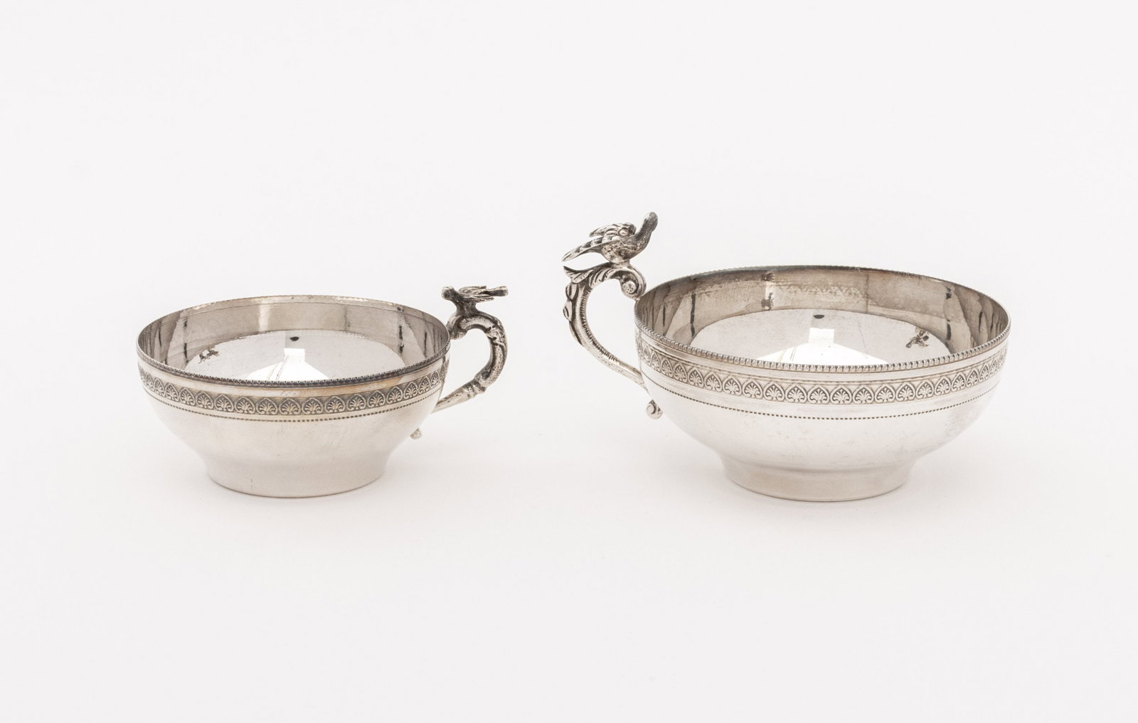 Middle Eastern Silver Tableware, 5 Pcs. - 5