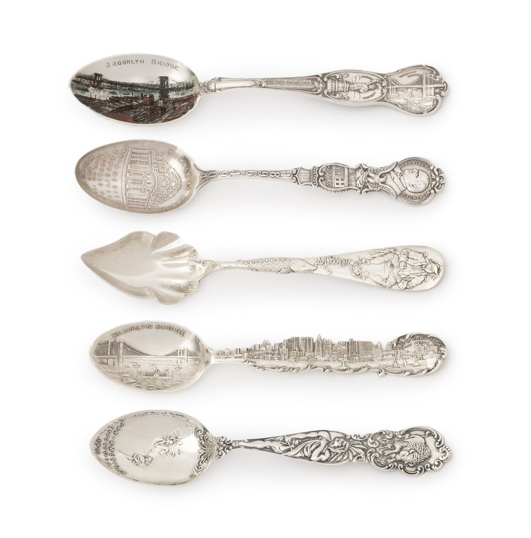 New York Sterling Silver Souvenir Spoons, 5 (1 of 20)