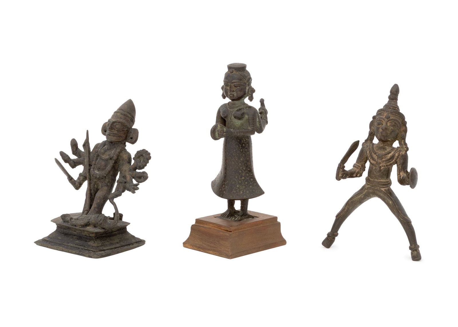 Indian Dhokra Figural Bronze Sculptures, 3 (1 of 18)
