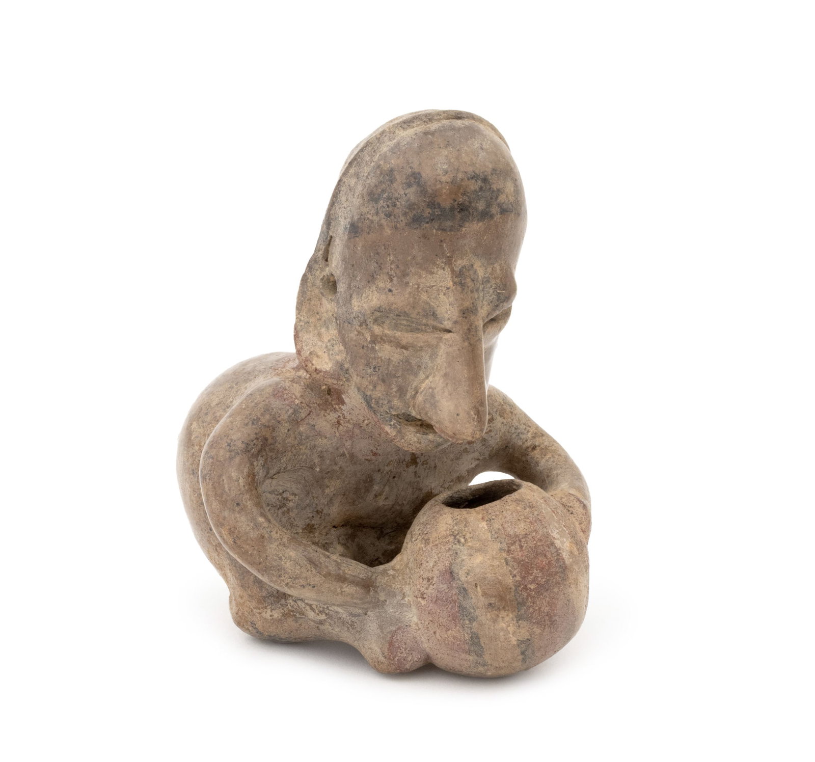 Jalisco Pre-Columbian Hunchback Figure Sculpture (1 of 8)