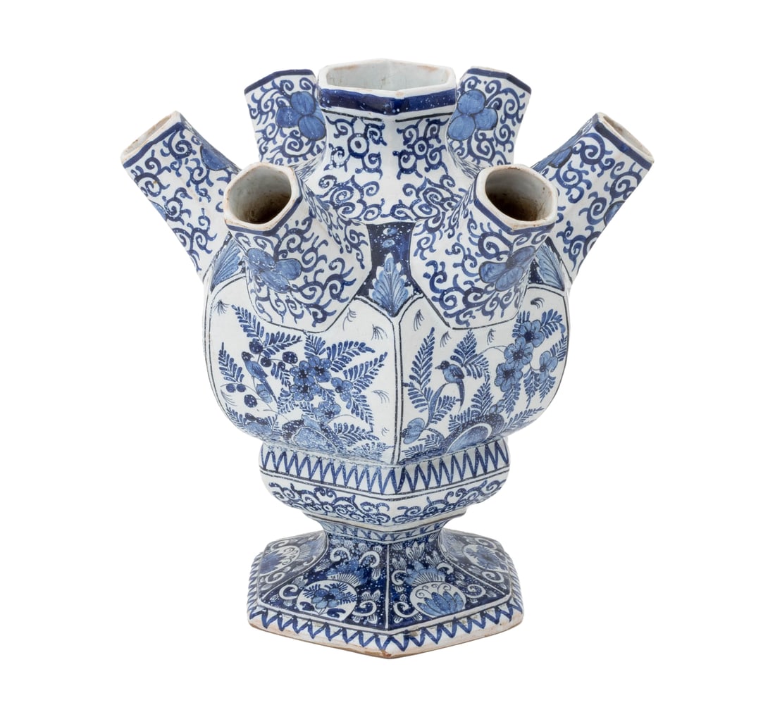 Dutch Delft Blue and White Tulipiere (1 of 12)