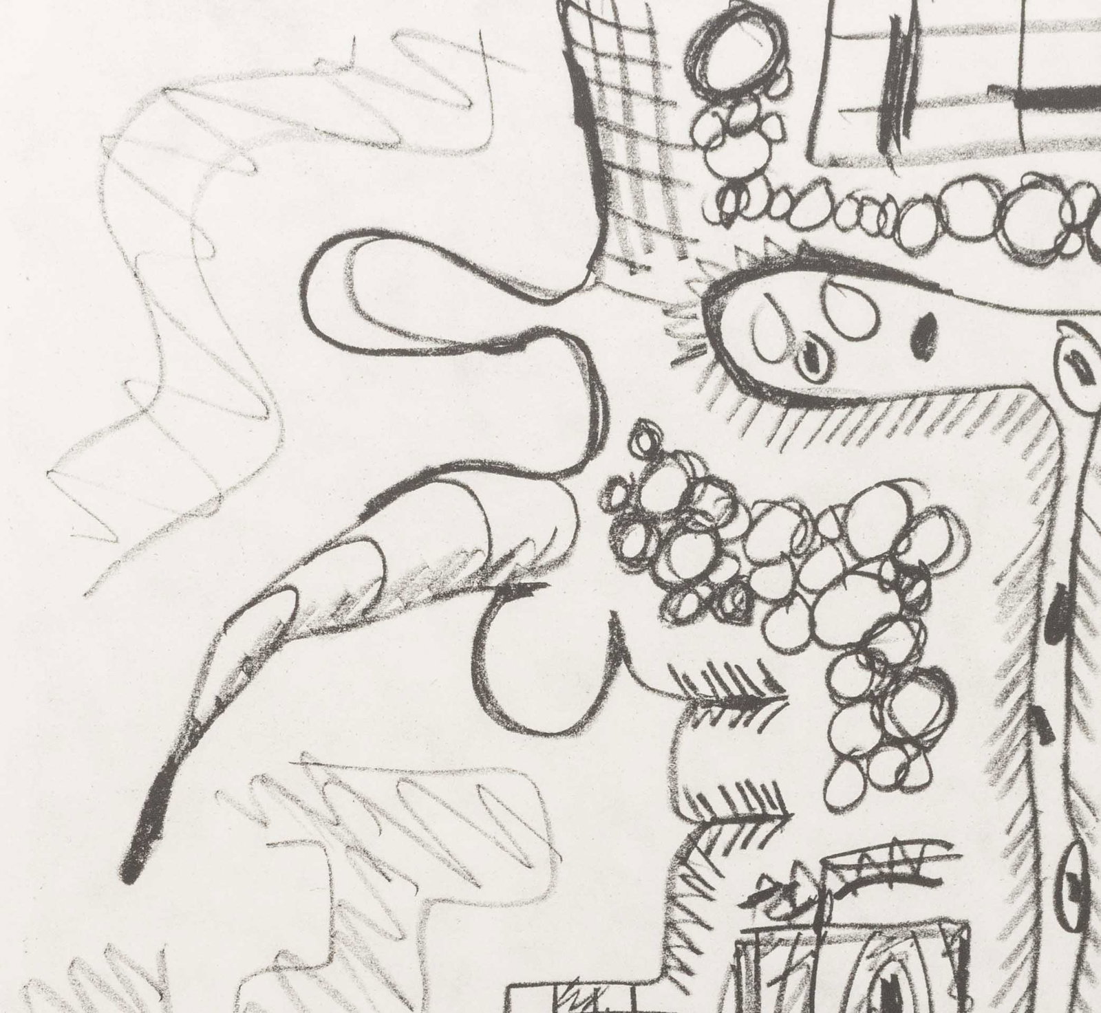 Carroll Dunham Abstraction Lithograph, 1994 - 6