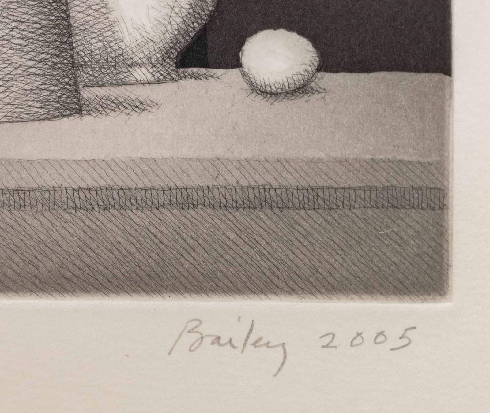 William H. Bailey "Borgo" Etching, 2005 - 6