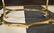 Hollywood Regency Brass and Glass Cocktail Table - 4