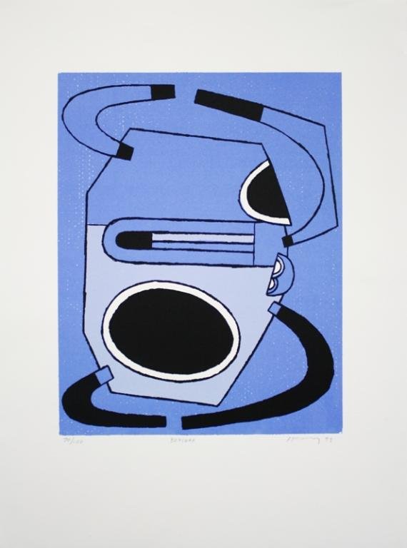 David Storey, Boychax, Print 70/100: David Storey, Boychax, print, 70/100; signed and dated '99. Dimensions: Image area 14"L x 11"W; overall 21-1/2"L x 16"w