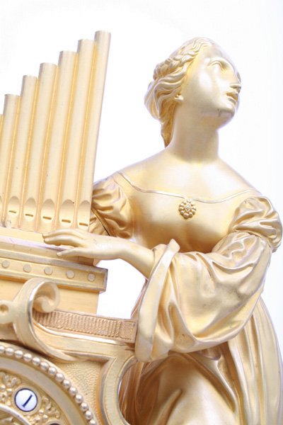 Early 19 C. French Empire Mantle Clock with Mercury - 5