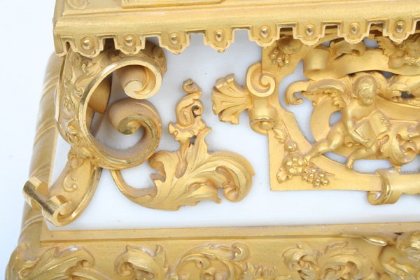 Early 19 C. French Empire Mantle Clock with Mercury - 8