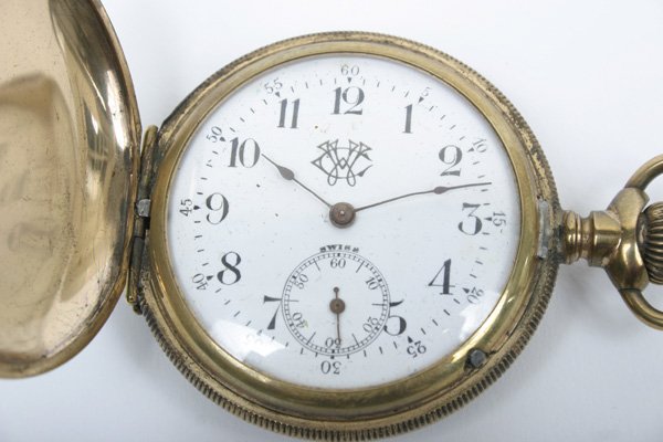 Swiss Pocketwatch Late 19th C Art Nouveau  - 2