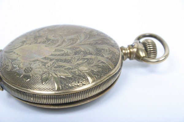 Swiss Pocketwatch Late 19th C Art Nouveau  - 4