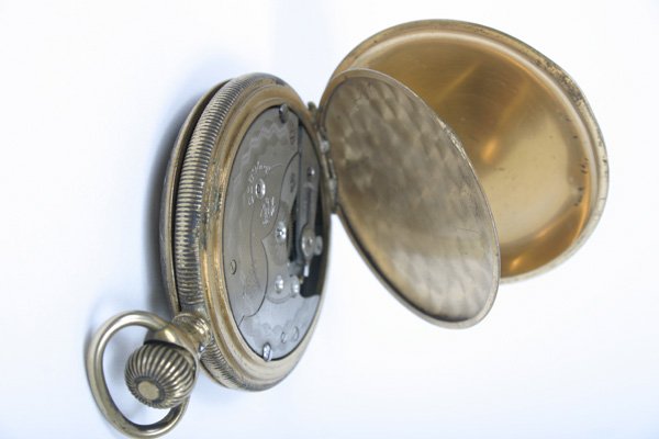 Swiss Pocketwatch Late 19th C Art Nouveau  - 5