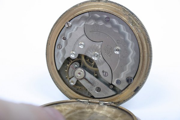 Swiss Pocketwatch Late 19th C Art Nouveau  - 6