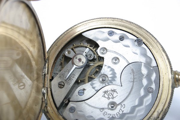 Swiss Pocketwatch Late 19th C Art Nouveau  - 7
