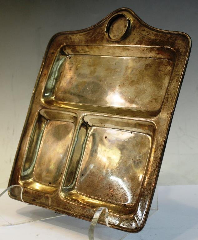 Cartier Sterling Silver Segmented Rectangular Tray (1 of 6)