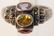 Sterling Silver, Marcasite, & Paste Ring - 3