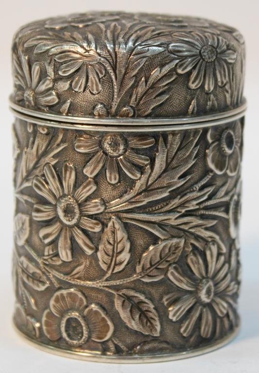 Gorham Sterling Silver Jar, 1892 (1 of 5)