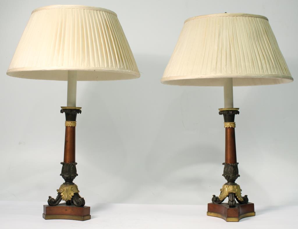 Pair of Small Neoclassical-Style Candle Holders (1 of 7)