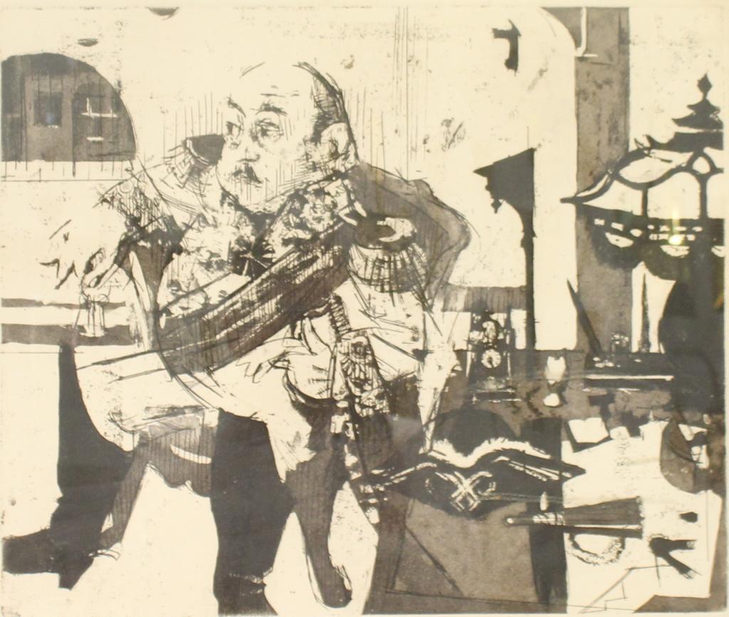 Jack Levine (American, 1915-2010) - Etching (1 of 4)