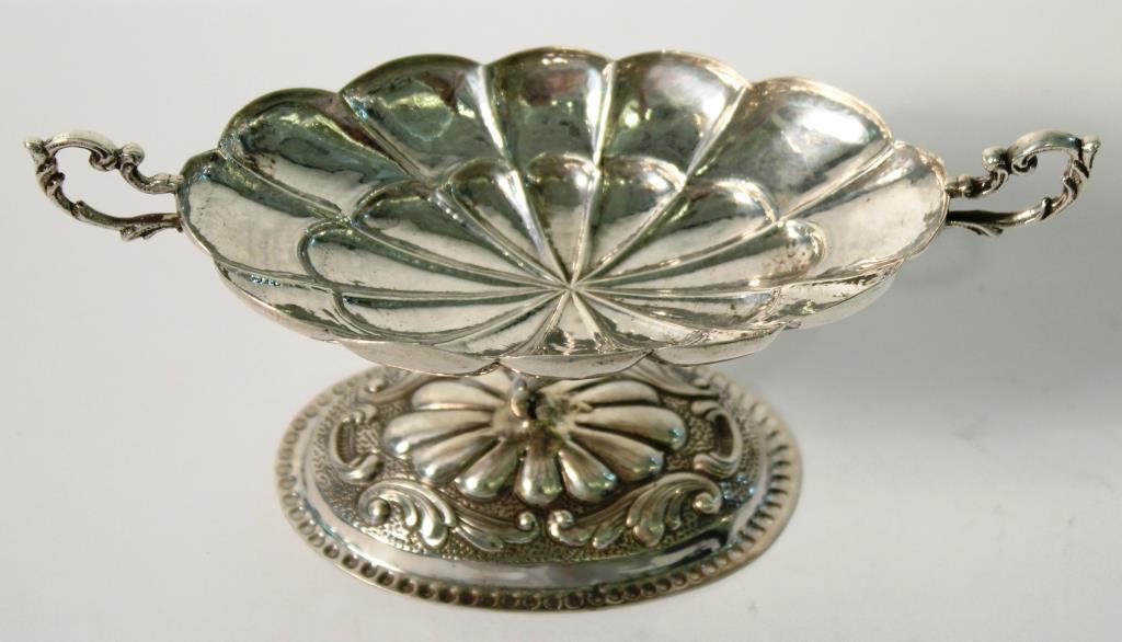 Spanish Silver Oval Compote (1 of 4)