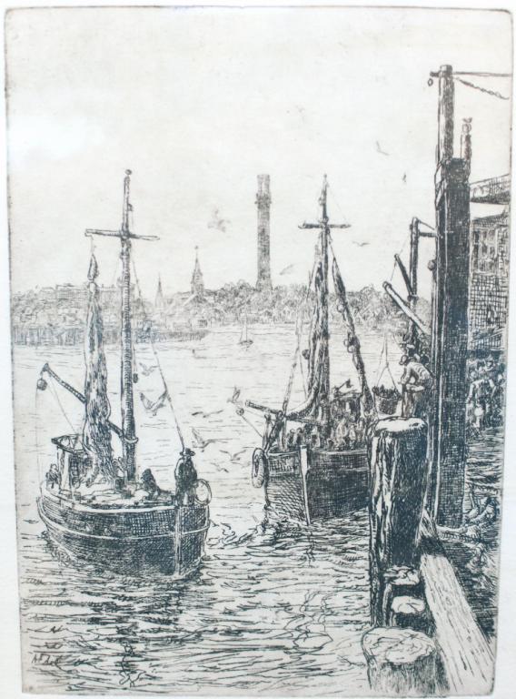 Albert Edel (American, 1894-1970) - Etching (1 of 5)