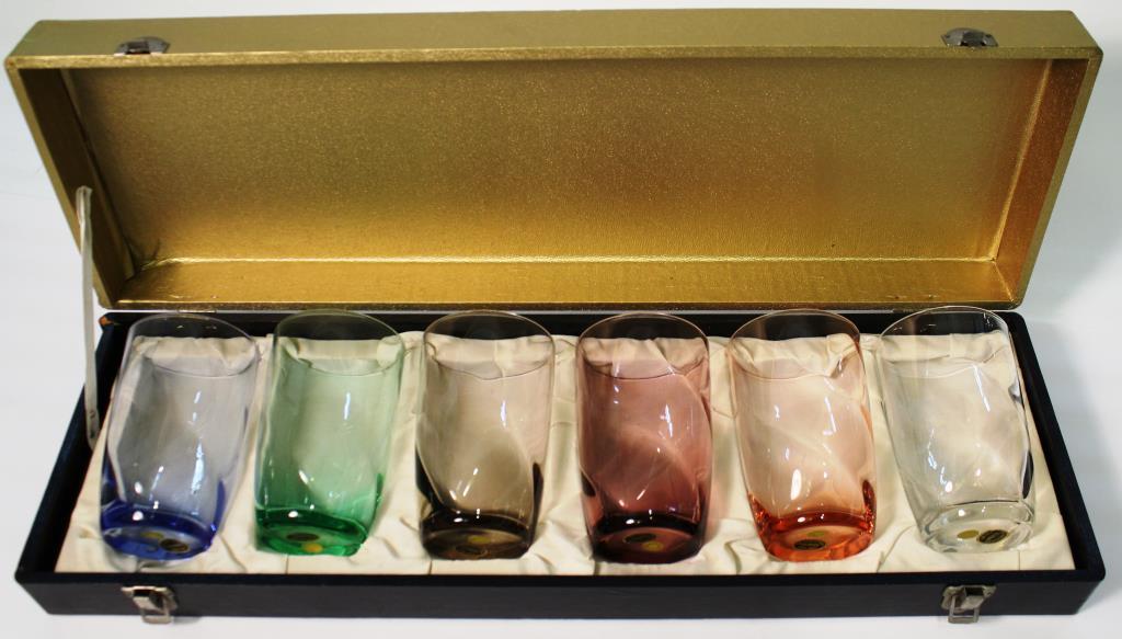 6 American Cut Crystal Co. Water Glasses (1 of 2)