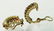 Pair of Vintage 14K Gold & Topaz Earrings - 2