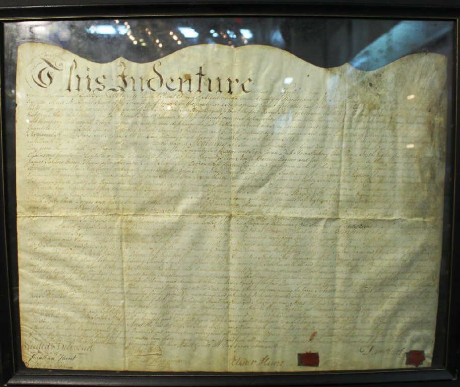 1782 New Jersey Land Indenture Agreement (1 of 5)