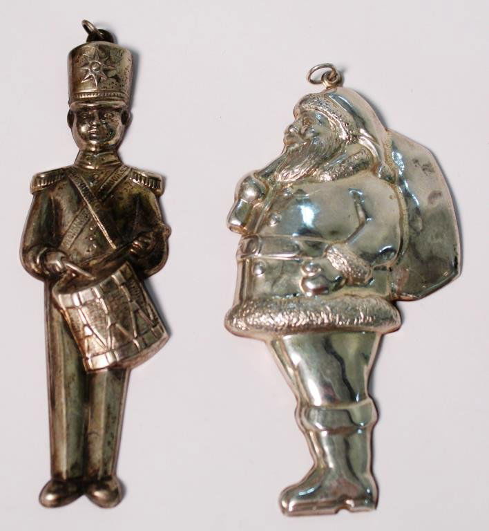 2 Vintage Gorham Sterling Christmas Ornaments (1 of 3)