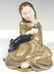 Royal Copenhagen Porcelain Seated Girl