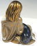 Royal Copenhagen Porcelain Seated Girl - 3