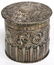 English Sterling Repoussé Container, 1885