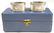 Pair Cased Vintage English Sterling Napkin Rings