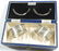 Pair Cased Vintage English Sterling Napkin Rings - 8