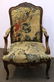 Antique Continental Upholstered Arm Chair