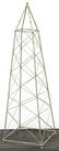 Green-Painted Rectangular Metal Plant Trellis