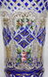 2 Bohemian Gilded Crystal Beakers - 4