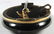 Victorian 14K Gold, Onyx & Pearl Mourning Brooch - 2