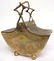 Aesthetic Period Brass Chinoiserie Basket