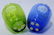 2 Baccarat Colored Ribbed Crystal Vases - 2