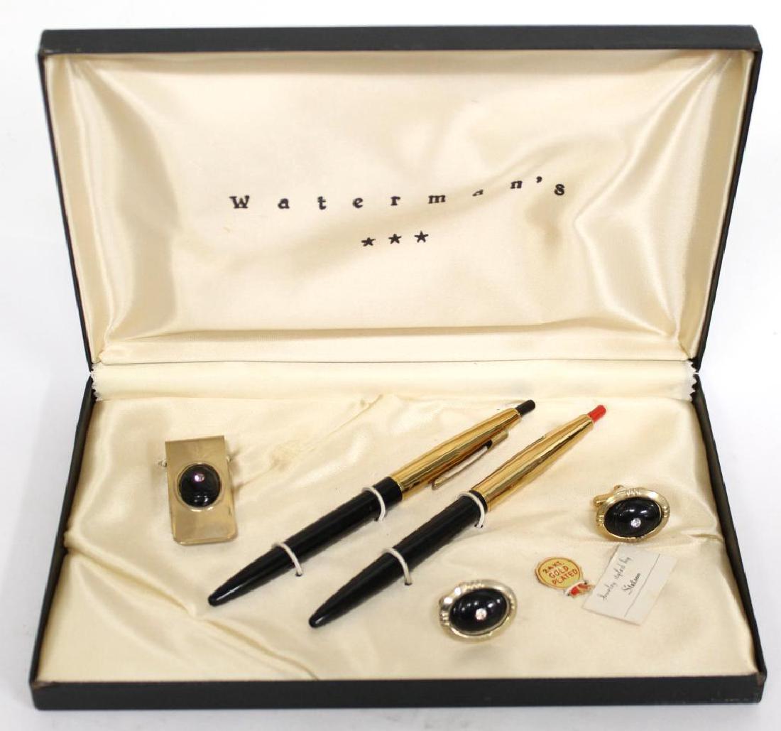 Waterman's Gold-Plated Pen Set (1 of 3)