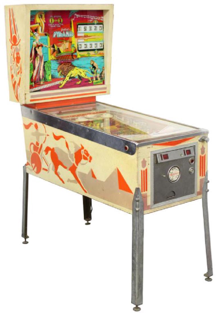 Rare D. Gottlieb & Co. "Pyramid" Pinball Machine (1 of 9)