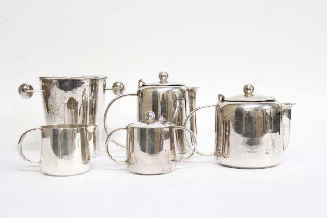 Mid-Century Modern Silver-Plate Coffee & Tea Set (1 of 4)