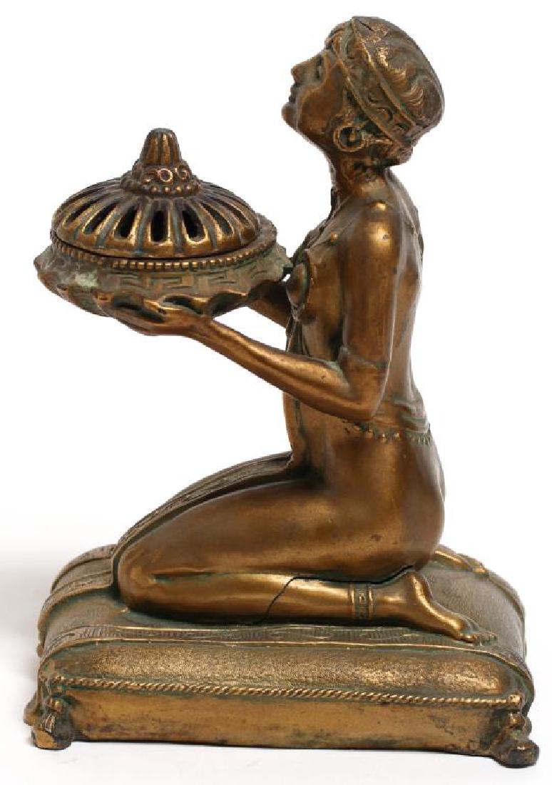 Louis Aronson Art Deco Bronze Metal Incense Burner (1 of 7)