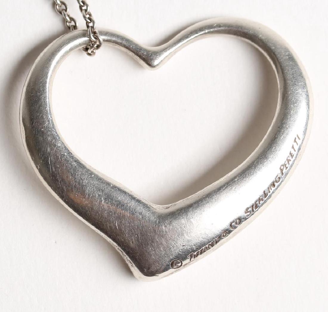 Elsa Peretti for Tiffany Sterling Silver Heart Necklace (1 of 4)
