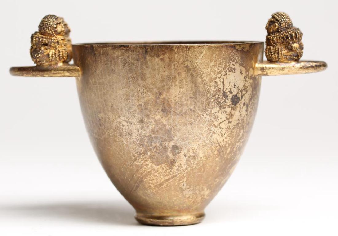 Greek .975 Vermeil Silver Tyrrhenian-Style Cup (1 of 4)