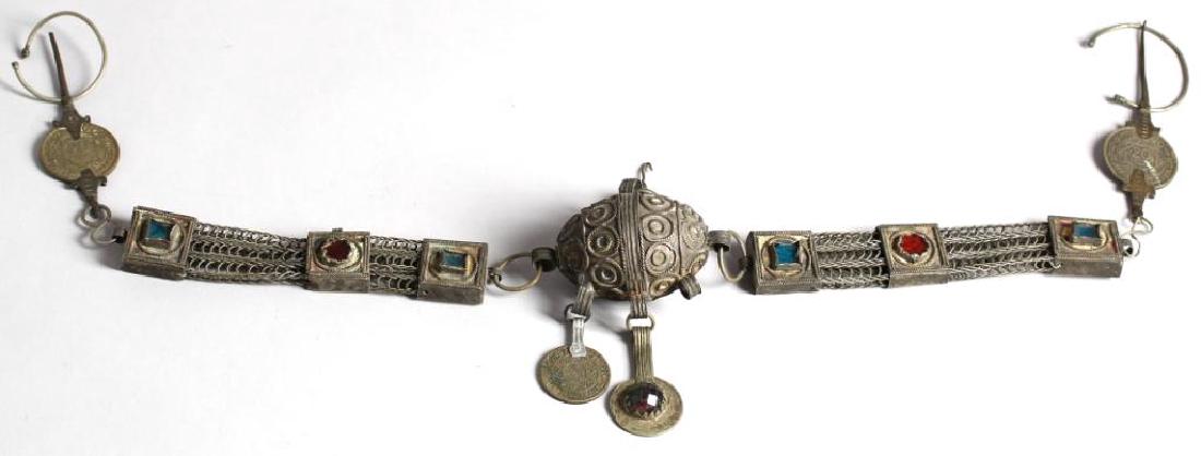North African Tribal Filigree & Chain Metal Belt (1 of 4)